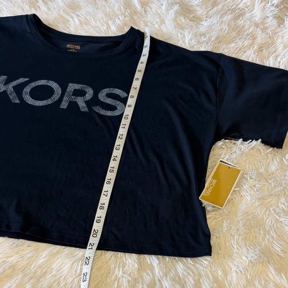 NWT MICHAEL KORS Navy Blue Women's Top Sz XL NWT - Picture 5 of 11